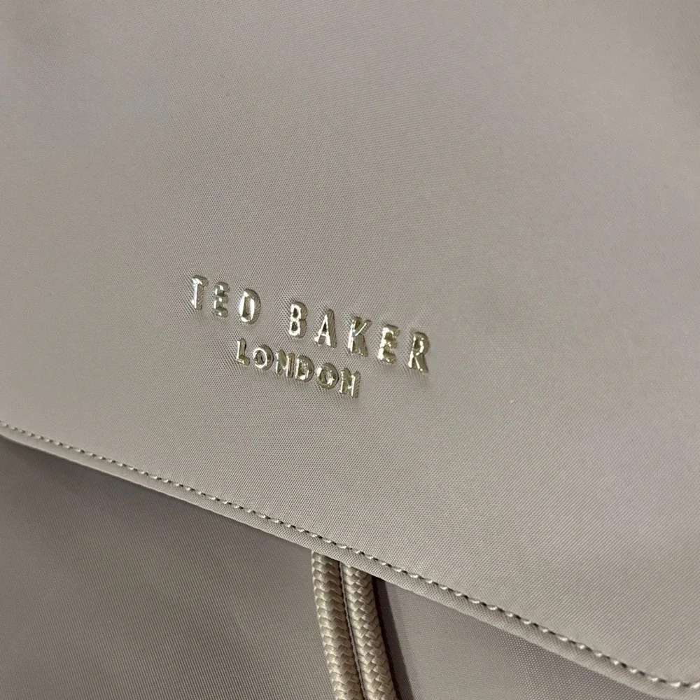 Ted Baker Blush Pink nylon Drawstring Backpack